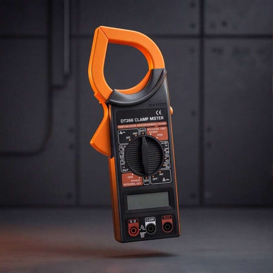 DT266 Smart Digital Clamp Meter With Auto-Ranging For Voltage And Resistance Measurement And Live Wire Detection - DT266 Digital Multimeter - View 1