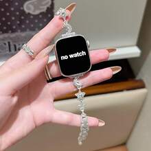 Popular Moon Metal Chain Watch Band Series 11/8/7/6/10 40mm 41mm 38mm 42mm 44mm 45mm 46mm - Multicolor - View 14