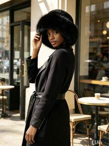 1/2 Pcs Women's Winter Hat With A Soft, Warm Fleece Lining, Perfect For Outdoor Activities In Winter. - A - View 9