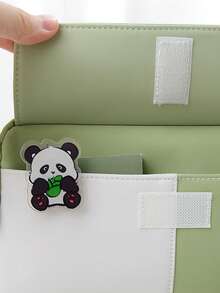 1 buah Tempat Pensil Flip Cover, Tas Pena Warna Menarik, 3 Kompartemen, Saku, Kain Oxford, Tas Penyimpanan Alat Tulis Sekolah, Penyimpanan Belajar Sehari-hari, Kembali ke Sekolah - Aneka Warna - View 3