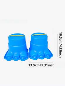 2pcs/Set - Outdoor Party Game Stilts, Sensory Integration Equipment, Balance Training, Home Outdoor Sports, Smiling Face Stilts - View 7