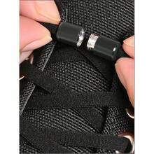 1 Pair Elastic Shoelaces With Capsule Buckle, Classic Style, Suitable For Sneakers And Athletic Shoes - View 9