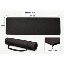 CARDIO BEAT Yoga Mat For Exercise, Non-Slip Mat Or Mat - Black - View 5