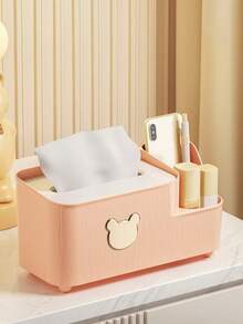1PC Bear Tissue Box, Luxury Living Room Tissue Box, Home Tissue Storage Box, Coffee Table Multifunctional Desktop Tissue Box - Multicolor - View 10