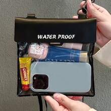 1pc New Large Capacity Waterproof Phone Pouch, Beach Crossbody Storage Bag, Touchscreen Underwater Photography Sealed Bag, Rafting Waterproof Case - Multicolor - View 9