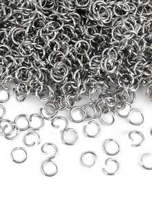DIY Jewelry Making Open Jump Rings, 100pcs Gold & Silver Connector Rings For Pendants, Bracelets, Chains And Handmade Crafts - Multicolor - View 23