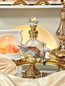[Empty Bottle] 15ml Exquisite Vintage Hand-Painted Enamel Bottle, Bird Decor Cosmetic Container, With Glass Stopper Seal, Convenient For Travel/Personal Care, Perfume And Essential Oil Dispensing Bottle, Travel Bottle Set - View 5