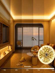 1pc USB Powered LED Light Strip - Warm White/White, Easy Installation, For TV Backlight, Home Decor, Kitchen Backlighting, Bedroom, Room, Wardrobe, Cabinet, Indoor Display, Party Scenes - USB Single-color LED Strip Light - View 7