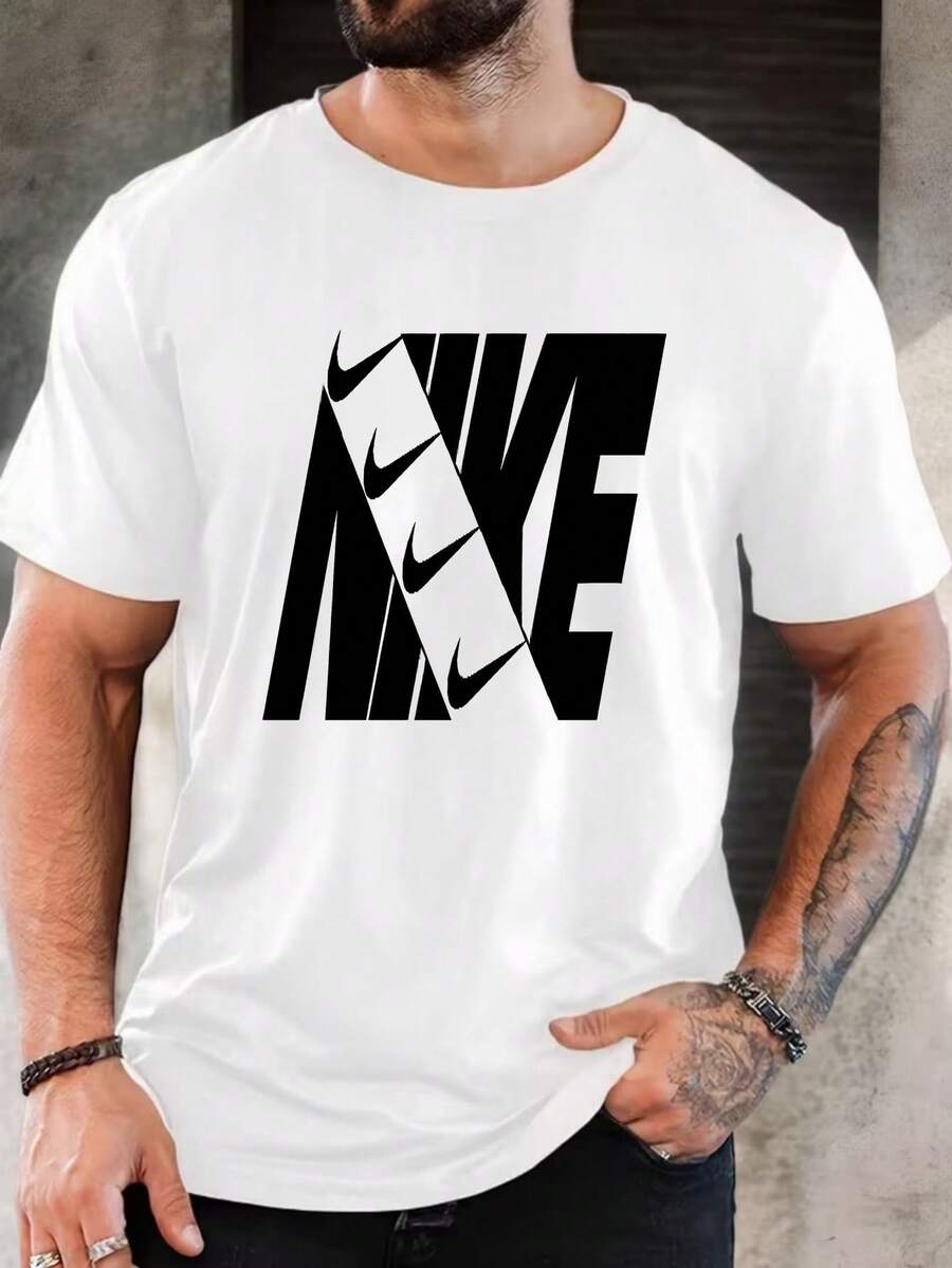 Unisex Lässig Kurzarm Grafik T-Shirt Lustig "Es ist offiziell, ich bin der Lieblingssohn" Statement Muster Rundhals Shirt - Weiss - Übersicht 1