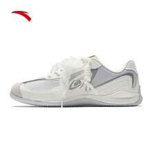 Anta Queyue Speed Thin Sole German Training Shoes Women's Flat Board Shoes Racing Shoes - Sandy Grey/Ivory White/Silver-1 - View 1
