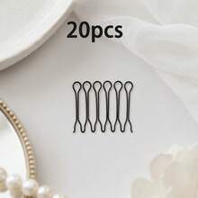 20/10/4pcs Invisible Black Hair Clips, Hair Fixing Tool For Back Of Head, No-Trace Hair Comb, Bangs Fixing Clip, Hair Accessory For Women - Multicolor - View 14
