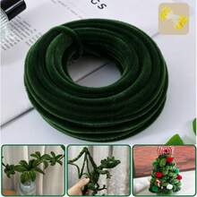 彩色管狀毛絨線 13米/捲，附150個黃色花蕊，DIY創意手工藝材料，適用節慶裝飾與藝術手工項目 - 多色 - 查看 27