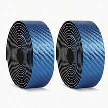 Bicycle Road Bike Anti-Slip Carbon Fiber Pattern Handlebar Tape Accessory - Multicolor - View 7