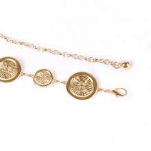 1pc Button Metal Decor Bohemian Vintage Women's Fashion Waist Chain For Casual Use - A - View 5