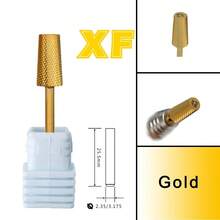 6.6mm Large Trapezoidal Tapered Barrel-Shaped 3-Color Tungsten Carbide Nail Drill Bit - Silver - View 13