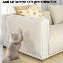 1 Rolo - Filme de Proteção de Móveis Transparente, Filme de Proteção Contra Arranhões de Gato, Filme de Proteção Anti-Arranhões, Filme de Proteção Anti-Arranhões Autoadesivo, Transparente, Filme Anti-Arranhões, Móveis, Sofá, Parede, Proteção de Porta, Proteção de Móveis, Fita Anti-Arranhões para Proteção de Sofá - 45*200cm - Visão 6