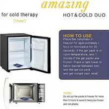 2/1pc Gel Ice Pack, Soft Reusable Hot & Cold Compress, Relieves Joint And Muscle Pain, Flexible Relief For Shoulder, Back, Knee, Neck And Ankle Injuries - View 2