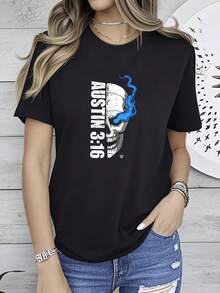 Women T-Shirts - 黑色 - 查看 1