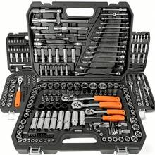 115/46pcs Car Repair Tool Set, Bicycle & Car Repair Tool Kit: Ratchet Torque Wrench, Wrenches, Screwdrivers, Socket Set - Perfect For Bicycle And Car Repair! - Multicolor - View 1