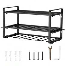 3 Tier Duty Power Tool Organizer Drill Holder Wall Mount Power Tool Storage Rack - 24B-wIN-uK-dZSNJ - View 7