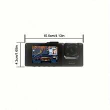 Dual Lens Dash Cam For Cars,1080P Front 480P Interior Cabin Camera,2" IPS Display,130°Wide‑Angle IR Night Vision,WDR Loop Recording,Suction Cup Mount Car Driving Recorder - A - View 9