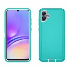 防震、防刮、全包式保护手机壳，耐用三合一保护套，适用于、Galaxy、荣耀及其他智能手机 - 水藍白 - 查看 15
