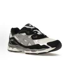 ASICS Gel-NYC Sneakers - Authentic Unisex Retro Lifestyle Running Shoes | Viral 2026 Sportstyle Urban Trainers | Premium Gel Technology Cushioning | Durable Suede & Mesh Performance Footwear | Classic Comfort Daily Sneakers - Light Gray Black - 查看 3