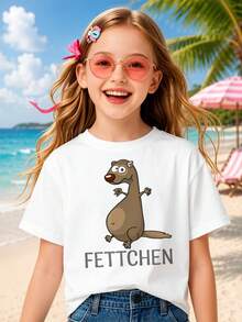 Tween Girls T-Shirts - White - View 1