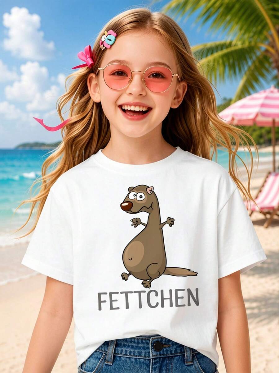 Tween Girls T-Shirts - White - View 1