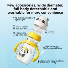 240ml PPSU Baby Bottle, Leak-Proof Straw Cup With Scale, Kindergarten Drinking Training Cup, Shatter-Resistant And Anti-Colic - Multicolor - View 5