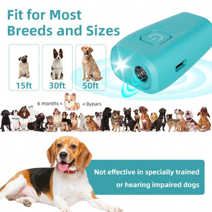 Stop Unnecessary Barking Immediately, Use This Automatic Ultrasonic Dog Repeller, Battery Operated, Mini Ultrasonic Dog Repeller, Portable Anti-Dog Bite, High Power Barking Deterrent