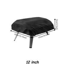 Pizza Oven Cover-2 Sizes Available, Heavyweight 300D Oxford Fabric(Black), The Bottom Features A Drawstring Design, Suitable For 12 Inch Pizza Oven, 16 Inch Pizza Oven, Pizza Oven, Pizza Oven Outdoor(Only The Protective Cover) - View 13