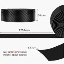 Bicycle Road Bike Anti-Slip Carbon Fiber Pattern Handlebar Tape Accessory - Multicolor - View 5