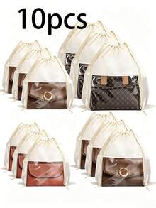 Dust-Proof Bags, Drawstring Bags, Storage Bags And Small Drawstring Pouches, Suitable For Handbags, Shoes, Wallets And Other Items - View 7