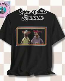 Raymond & Breezy RnB Fan Club Unisex Casual Graphic Tee Top Estivi - 黑色 - 查看 1