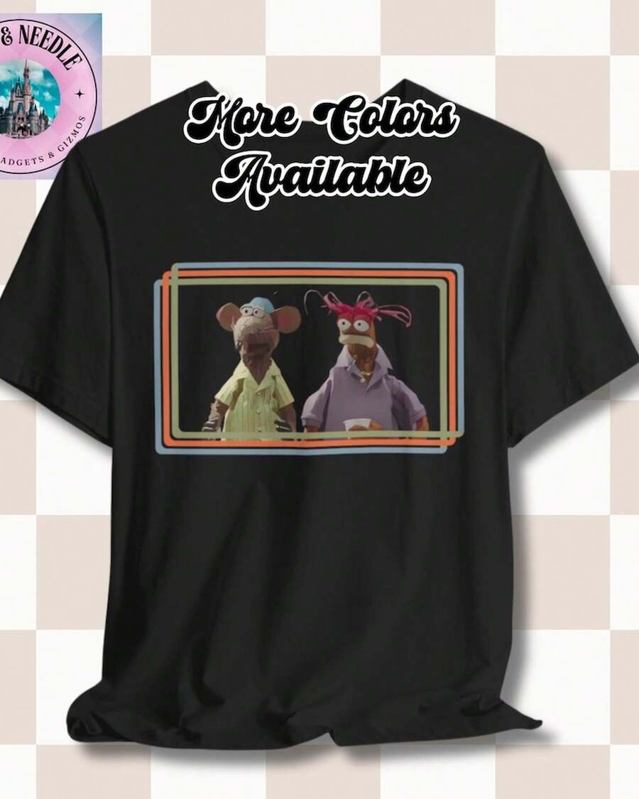 Raymond & Breezy RnB Fan Club Unisex Casual Graphic Tee Top Estivi - 黑色 - 查看 1