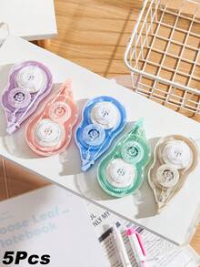6Pcs / 5Pcs Silent Correction Tape, Correction Of Writing Errors, Suitable For Schools, Offices - Sets - View 11