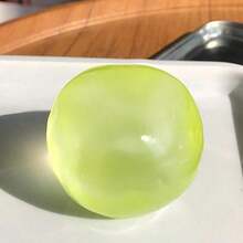 1pc Grass Green & Shallow Sea Blue Transparent Squishy Toys, Slow Bounce Freely Kneadable Squeeze Stress Balls, Silky Clear Texture Aesthetic Desktop Ornaments, Calming Anxiety Sensory Fidgets, Perfect Holiday Birthday Party Gifts For Students & Ad - Multicolor - View 12