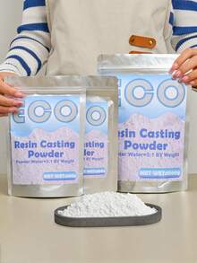 300g/500g/1000g 樹脂高密度石膏粉，適用於DIY雕塑模具、花瓶製作、鑄造生產材料，桶裝石膏粉 - 石膏粉 - 查看 1
