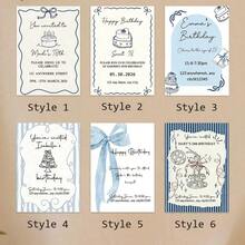 Customized Greeting Cards, Personalized Invitations For Birthday/Wedding/Mother's Day/Anniversary/Gift Giving Events/Celebrations/Holiday Parties, Customized Envelope Liners, Gift Message Cards, Personalized Thank You Notes, Personalized Gift - Invitation Card - View 3