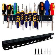 Screwdriver Holder Wall Mounted Screwdriver Pliers Organizer Garage Storage-Rack - A - View 8