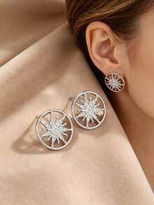 European, American, Japanese, Korean, Middle Eastern Fashion Classic Cute Girl Earrings, Back To School Season, Valentine's Day, Ramadan Special Promo - YE0375 - View 8