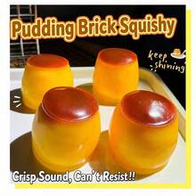 Building Block Caramel Pudding Fidget Toy, Crunchy Tactile Sensory Toy, Suitable For ASMR And ADHD, Shaping Toy For Children, Teenagers And Adult Women, Office Decor And Accessory, Party Gift, Christmas Gift, Halloween Toy, Creative Play, Portable Desktop Companion - Multicolor - View 4