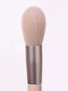 Mini Pincel de Maquiagem para Rosto, Pincel de Pó, Pincel de Iluminador, Pincel de Blush, Pincel de Maquiagem com Cerdas Macias - Damasco - Visão 5