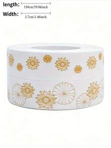 Ins Home Dopamine Soft Decor Item 1 Roll Random Pattern Bathroom Self-Adhesive Sealing Strip Joint Beautification Sealing Decorative Tape Easy To Clean Durable Gap Edge Sticker Home Decor, Home Decoration, Home Supplies, Bathroom Accessories, Tile Sticker Kitchen Bathroom Indoor Home Renovation Universal Home Improvement Practical Creative Gift - Multicolor - View 9
