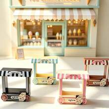 Cartoon Realistic Food Toy Bread Miniature Baking 4-Color Coffee Truck, Miniature Scene DIY Decoration Accessories, Dollhouse Ornament, Display Model, Photography Prop, Scene Arrangement Prop - Multicolor - View 6