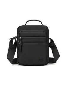 1pc Solid Color Nylon Fabric Zipper Closure Multi-Layered Small Bag, Fashion Casual Backpack, Handheld, Shoulder Strap, Suitable For Daily Use, Work, Business, Spring, Summer, Autumn ,City Bag - Multicolor - View 22