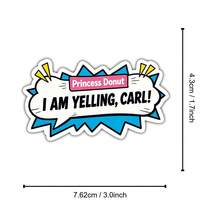 3Inch Cute Donut Princess Yelling Sticker Retro Vintage Fantasy Character Humor Decal Funny Chaos Aesthetic Decor For Laptops Water Bottles Notebooks Planner Journals Lockers Kindles Cups Refrigerators For Readers Students Creatives And Book Lovers - Multicolor - View 9