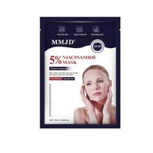 MMJD 15pcs 5% Niacinamide Brightening Face Mask Hyaluronic Acid Deep Hydrating Sheet Mask Calm Dry Sun-Stressed Skin Improve Uneven Tone Smooth Skin Radiant Glow Facial Treatment Perfect For Dry Arabian Climate For Men Women All Skin Tones - Niacinamide - View 6