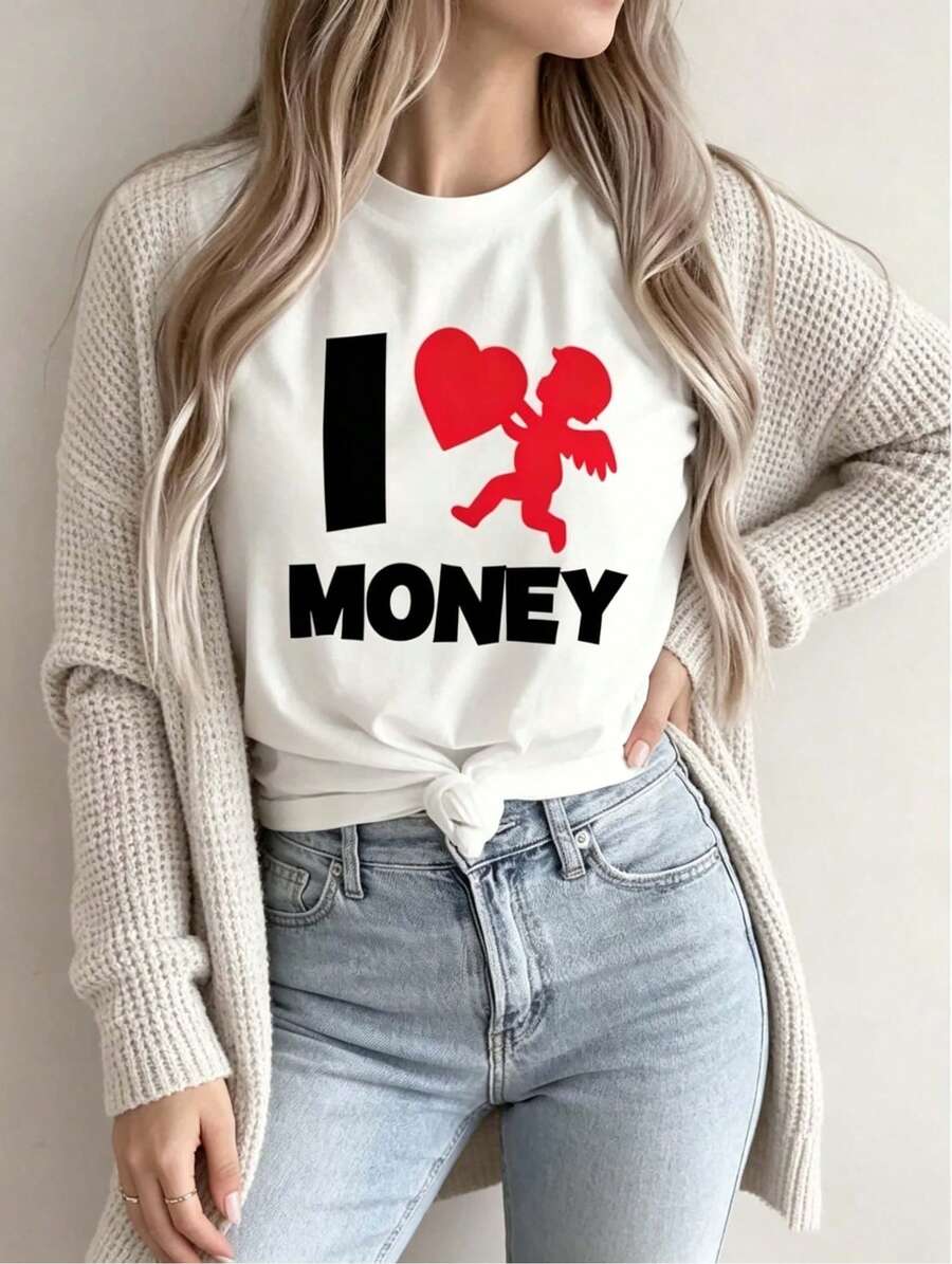Women T-Shirts - 白色 2 - 查看 1